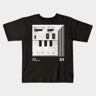 Trio / Da Da Da / Minimalist Graphic Artwork Design Kids T-Shirt